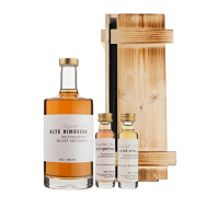 GM Alte Himbeere 0,7L + Grillmatte in Holzkiste