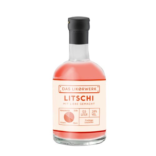 Litschilikör Likörwerk 18% 0,5l