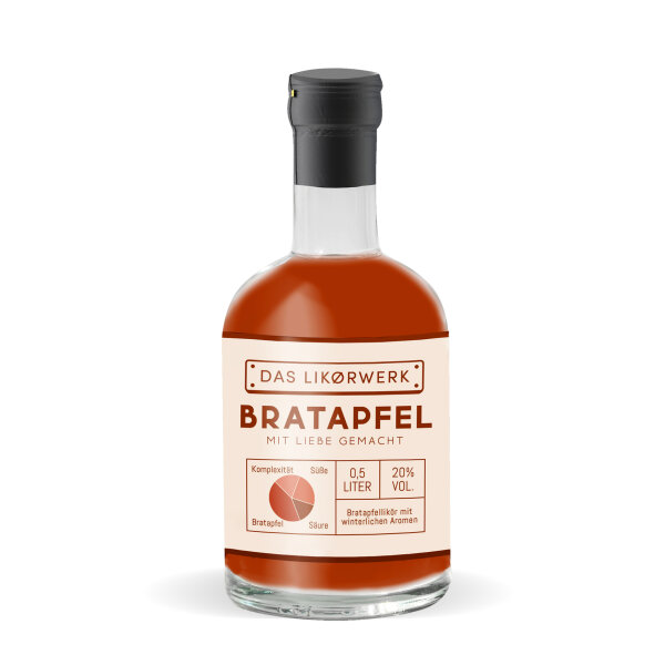 Bratapfellikör Likörwerk 500 ml 20%-Vol.