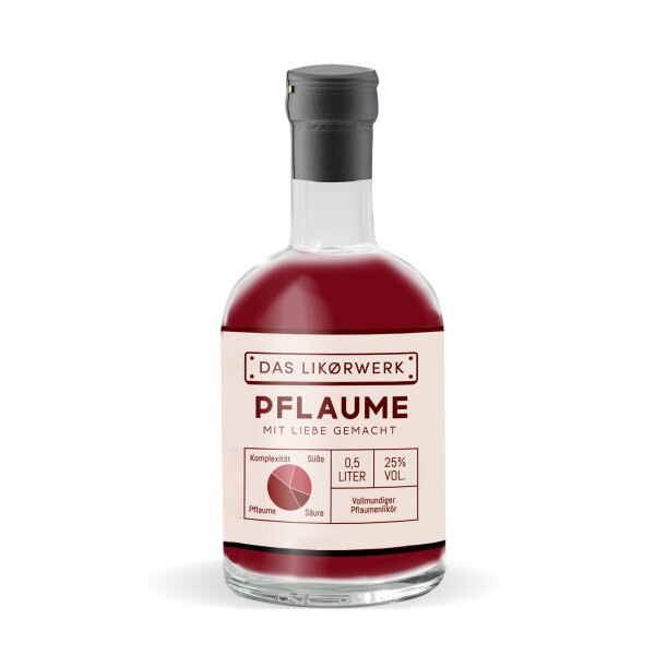 Pflaumenlikör Likörwerk 500 ml 25 % Vol.