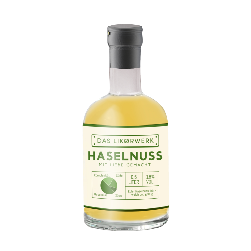 Haselnusslikör Likörwerk 18% 0,5l