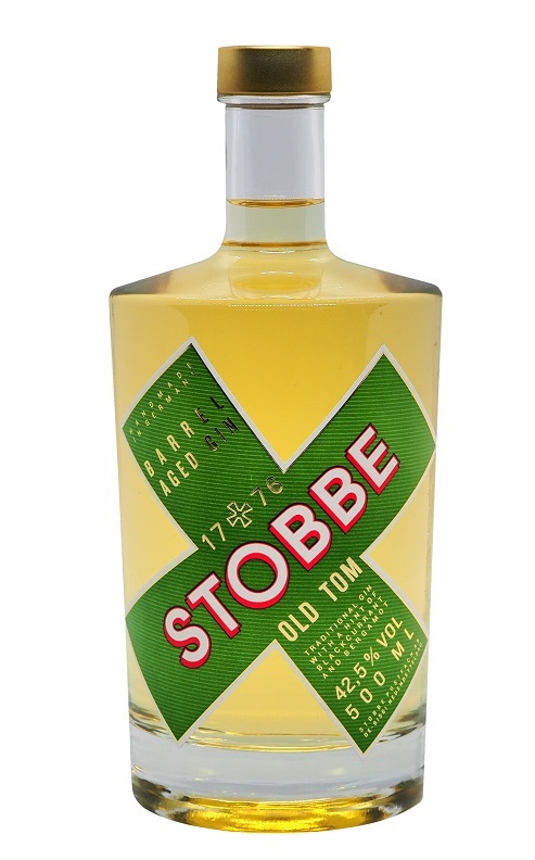 Stobbe Barrel Aged Gin 500 ml 42,5 %-Vol. (hellgrünes Etikett)