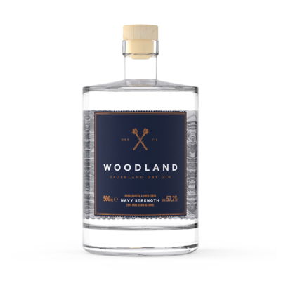 Woodland Gin Navy Strength 57,2% 500ml
